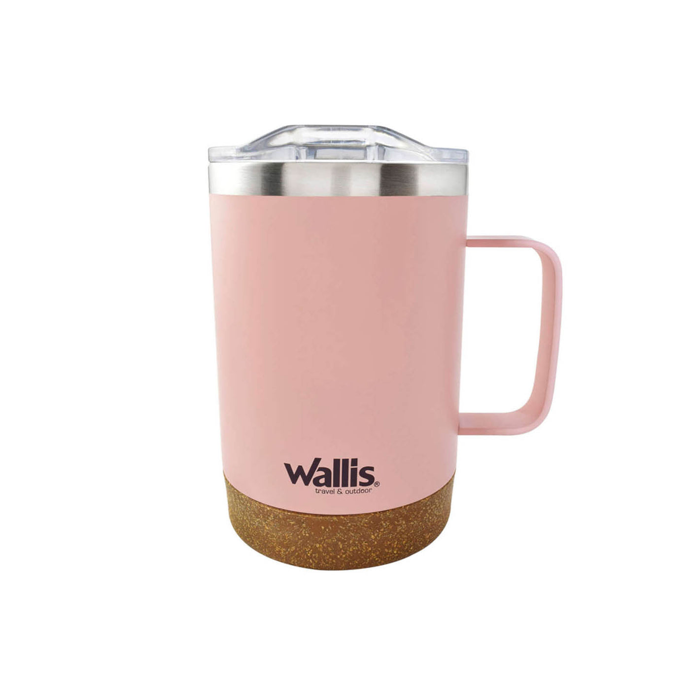 TAZA TERMICA DE ACERO INOX,350 ML,ROSA