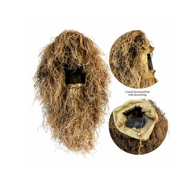 Traje de Ghillie Suit Camuflaje Desierto para Sniper Francotirador M/L