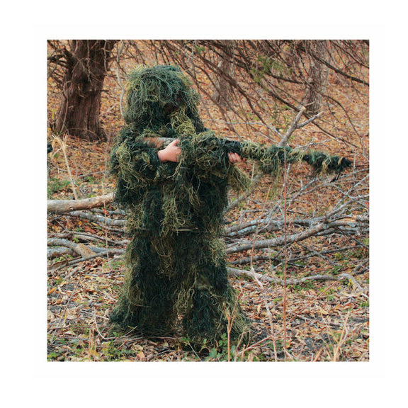 Traje de Ghillie Suit Camuflaje Woodland para Sniper Francotirador M/L