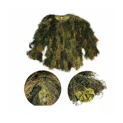 Traje de Ghillie Suit Camuflaje Woodland para Sniper Francotirador M/L
