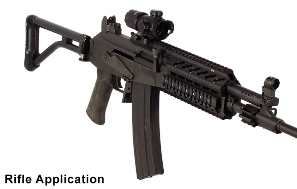 Mira UTG 3.9" ITA Rojo/Verde CQB Dot Sight con montaje QD integral