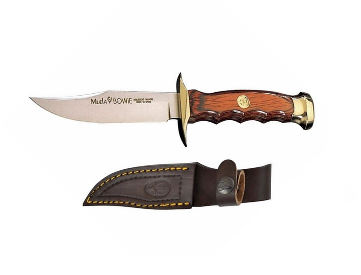 CUCHILLO MUELA BOWIE 10cm 125gr MANGO MADERA BW-10