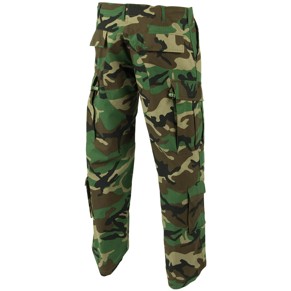 OTB - Pantalones De Camuflaje Ajustados Y Rectos Para Hombre, Negro (Black Camouflage