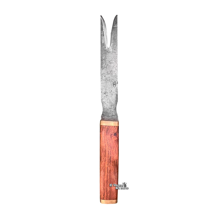 SET PARRILLERO AJE DE 3PIEZAS (CUCHILLO, HACHA, TRINCHE) DE MADERA