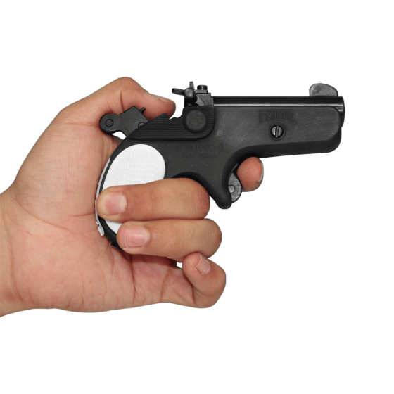 Pistola Derringer Mendoza Deportiva Compacta de Salva Fulminante con Diabolo Calibre 4.5 modelo PK-62