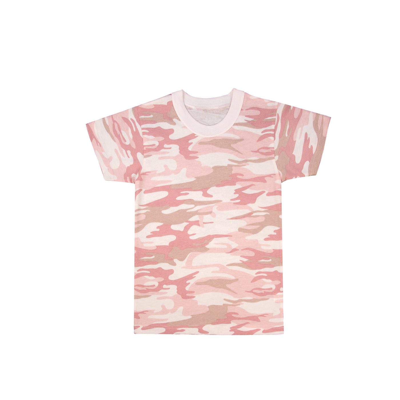 PLAYERA NIÑA ROSA CAMO